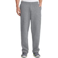Port & Co Core Fleece Sweatpant with Pockets, Athletic Heather, Front view