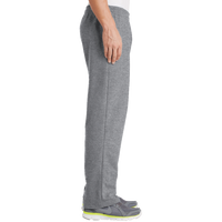 Port & Co Core Fleece Sweatpant with Pockets, Athletic Heather, Right Side view