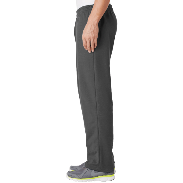 Port & Co Core Fleece Sweatpant with Pockets, Charcoal, Left Side view