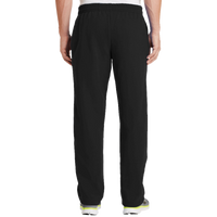 Port & Co Core Fleece Sweatpant with Pockets, Jet Black, Back view