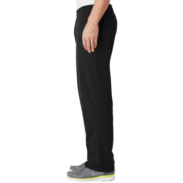 Port & Co Core Fleece Sweatpant with Pockets, Jet Black, Left Side view