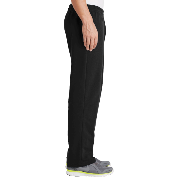 Port & Co Core Fleece Sweatpant with Pockets, Jet Black, Right Side view
