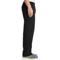 Port & Co Core Fleece Sweatpant with Pockets, Jet Black, Right Side view
