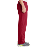 Port & Co Core Fleece Sweatpant with Pockets, Red, Right Side view