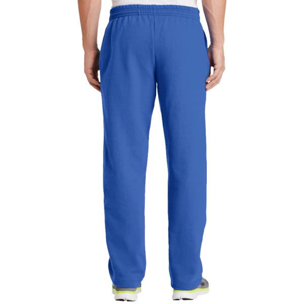 Port & Co Core Fleece Sweatpant with Pockets, Royal, Back view