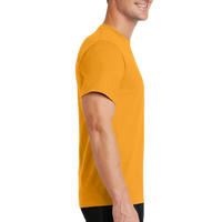 Port & Co Essential Tee, Gold, Right Sleeve view