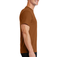 Port & Co Essential Tee, Texas Orange, Right Sleeve view