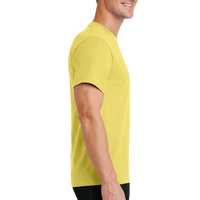 Port & Co Essential Tee, Yellow, Right Sleeve view