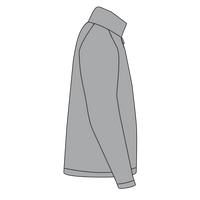 Port & Co Fan Favorite Fleece 1/4 Zip Pullover Sweatshirt, Athletic Heather, Right Side view