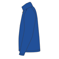 Port & Co Fan Favorite Fleece 1/4 Zip Pullover Sweatshirt, True Royal, Left Side view