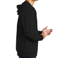 Port & Co Fan Favorite Fleece Full Zip Hooded Sweatshirt, Jet Black, Right view