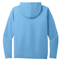 Port & Co Performance Pullover Hooded Tee, Carolina Blue, Back view