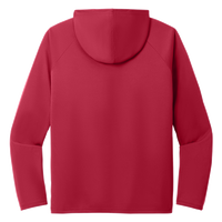 Port & Co Performance Pullover Hooded Tee, Red, Back view