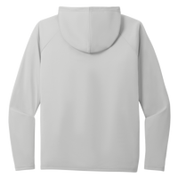 Port & Co Performance Pullover Hooded Tee, Silver, Back view