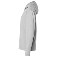 Port & Co Performance Pullover Hooded Tee, Silver, Left Sleeve view