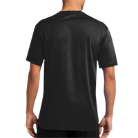 Port & Co Performance Tee, Jet Black, Back view