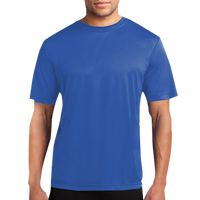 Port & Co Performance Tee, Royal, Front view
