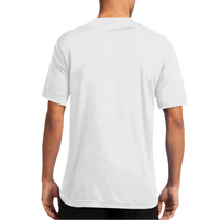 Port & Co Performance Tee, White, Back view