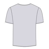 Port & Co Tall Core Blend Pocket Tee, Ash, Back view