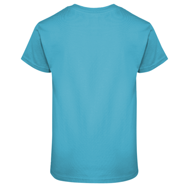 Port & Co Tall Core Blend Tee, Aquatic Blue, Back view