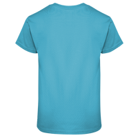 Port & Co Tall Core Blend Tee, Aquatic Blue, Back view