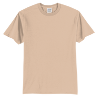 Port & Co Tall Core Blend Tee, Desert Sand, Front view