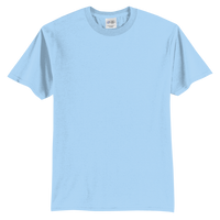 Port & Co Tall Core Blend Tee, Light Blue, Front view