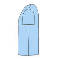 Port & Co Tall Core Blend Tee, Light Blue, Left Sleeve(Short) view
