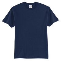 Port & Co Tall Core Blend Tee, Navy, Front view