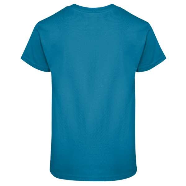 Port & Co Tall Core Blend Tee, Sapphire, Back view