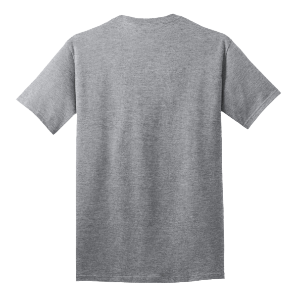 Port & Co Tall Core Cotton Tee, Athletic Heather, Back view