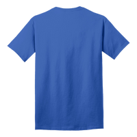 Port & Co Tall Core Cotton Tee, Royal, Back view