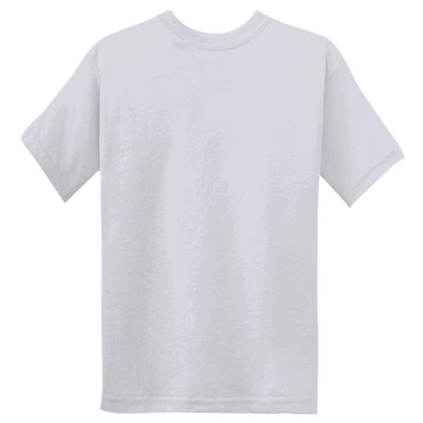 Port & Co Tall Essential Pocket Tee, Ash, Back view