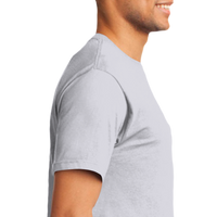 Port & Co Tall Essential Pocket Tee, Ash, Right Sleeve (Short) view