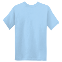 Port & Co Tall Essential Pocket Tee, Light Blue, Back view