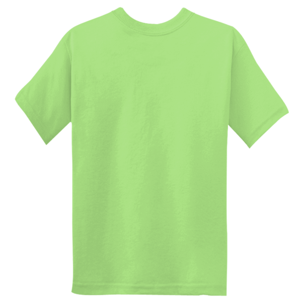 Port & Co Tall Essential Pocket Tee, Lime, Back view