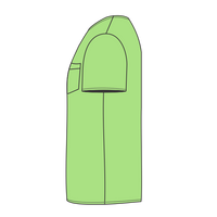 Port & Co Tall Essential Pocket Tee, Lime, Left Sleeve(Short) view