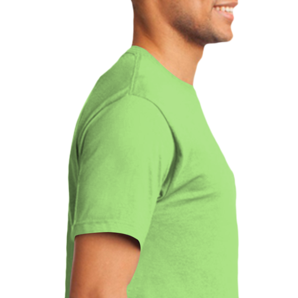 Port & Co Tall Essential Pocket Tee, Lime, Right Sleeve (Short) view