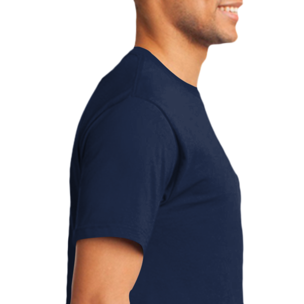 Port & Co Tall Essential Pocket Tee, Navy, Right Sleeve (Short) view