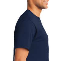 Port & Co Tall Essential Pocket Tee, Navy, Right Sleeve (Short) view