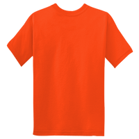 Port & Co Tall Essential Pocket Tee, Orange, Back view
