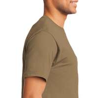 Port & Co Tall Essential Pocket Tee, Sand, Right Sleeve (Short) view