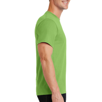 Port & Co Tall Essential Tee, Lime, Right Sleeve view
