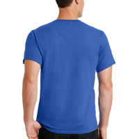 Port & Co Tall Essential Tee, Royal, Back view