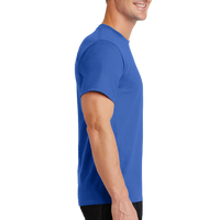 Port & Co Tall Essential Tee, Royal, Right Sleeve view