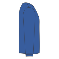 Port & Co Tall Long Sleeve Essential Pocket Tee, Royal, Right Sleeve (Long) view