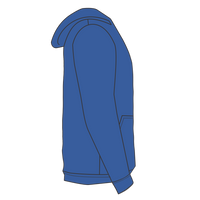 Port & Co Toddler Core Fleece Pullover Hooded Sweatshirt, Royal, Right Sleeve view