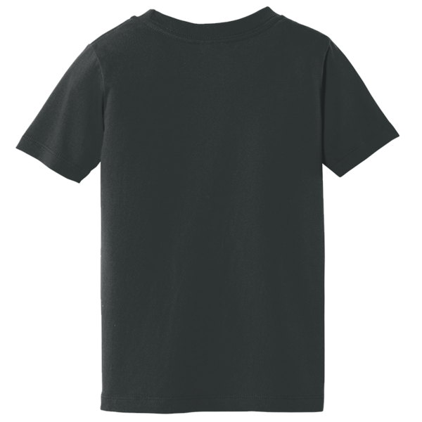Port & Co Toddler Fan Favorite Tee, Jet Black, Back view