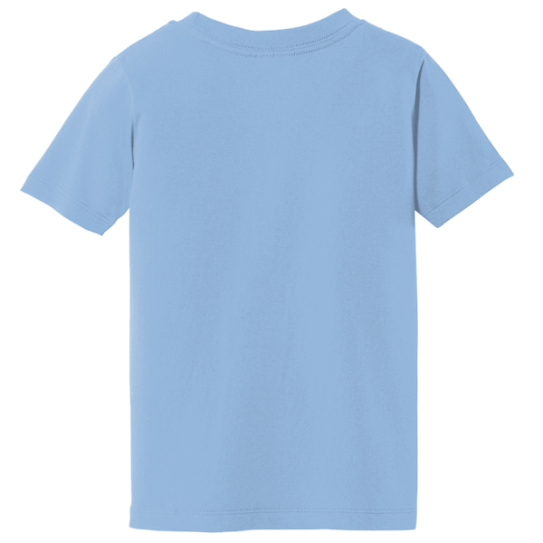Port & Co Toddler Fan Favorite Tee, Light Blue, Back view