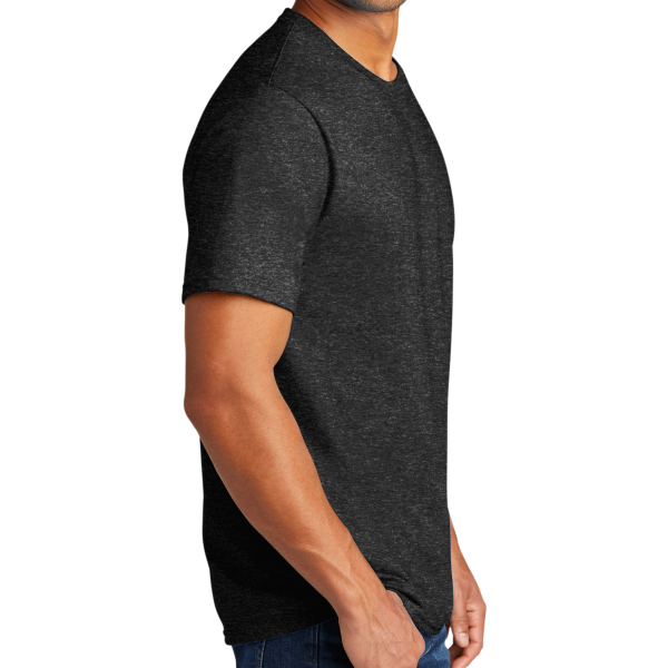 Port & Co Tri Blend Tee, Black Heather, Right Sleeve view